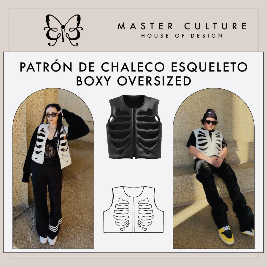 Patron Chaleco Esqueleto