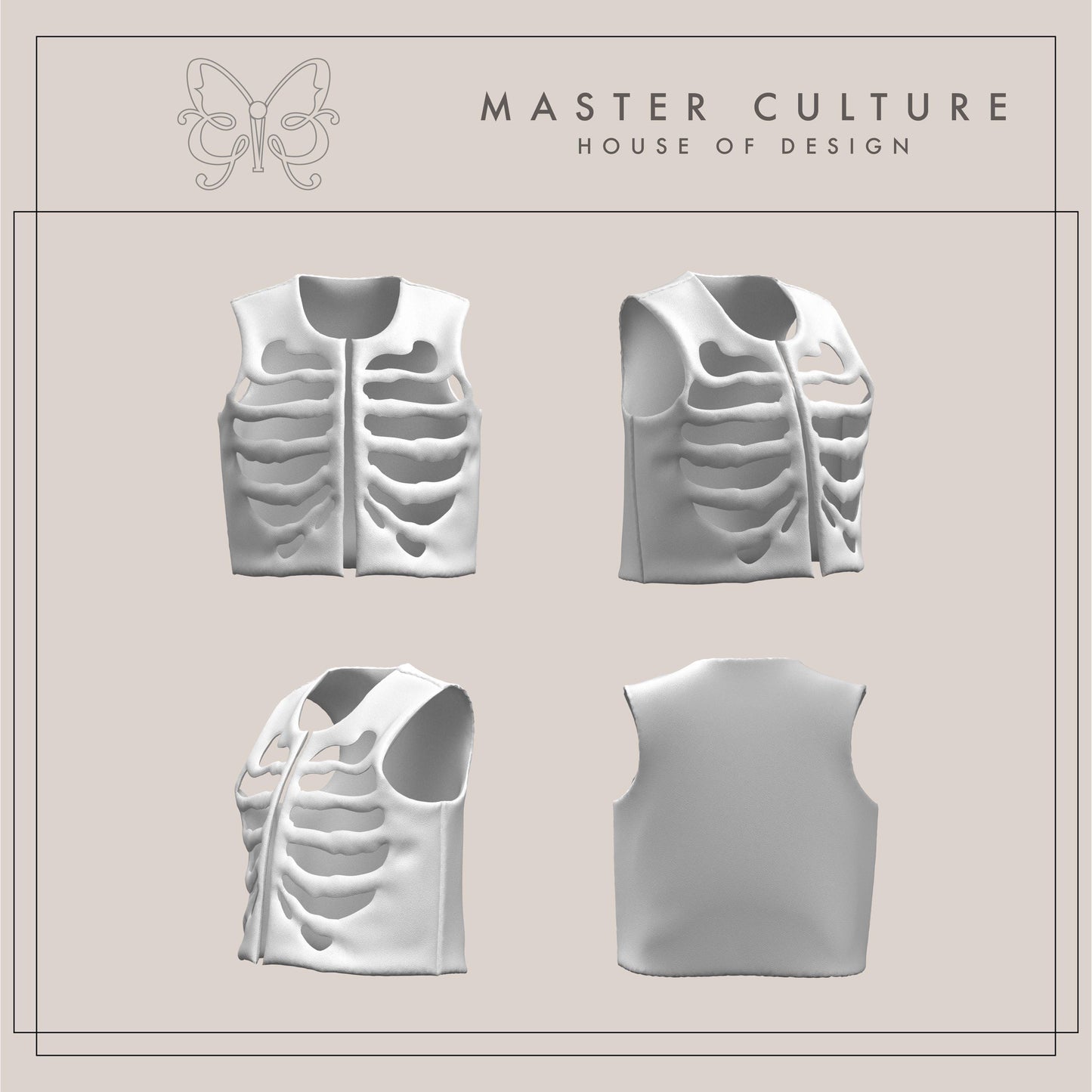 Skeleton Vest Pattern