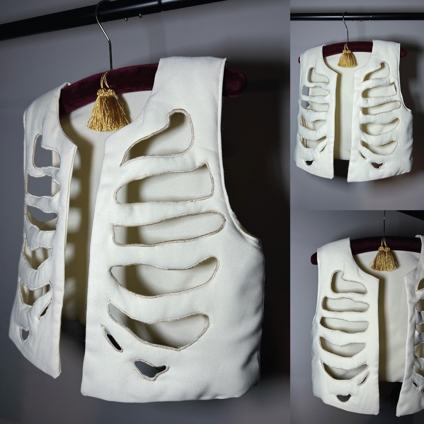 Custom Made Skeleton Vest - Street Wear