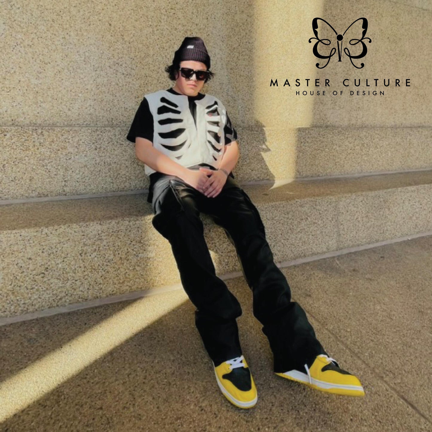 Custom Made Skeleton Vest - Street Wear