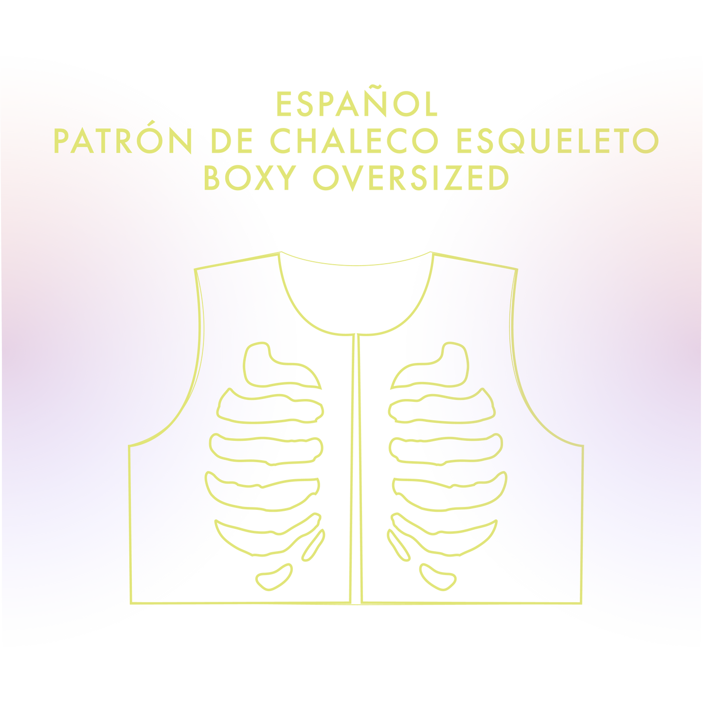Patron Chaleco Esqueleto