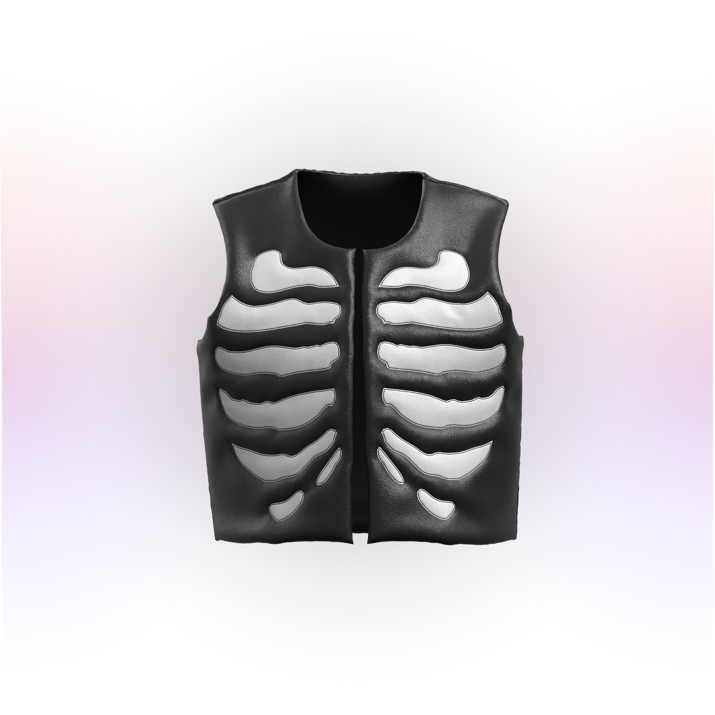 Custom Made Skeleton Vest - Street Wear