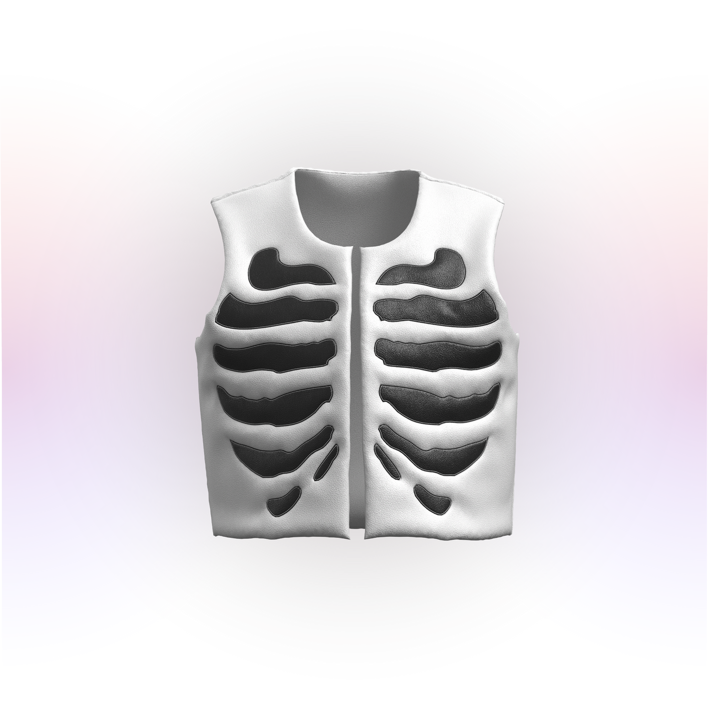 Custom Made Skeleton Vest - Street Wear