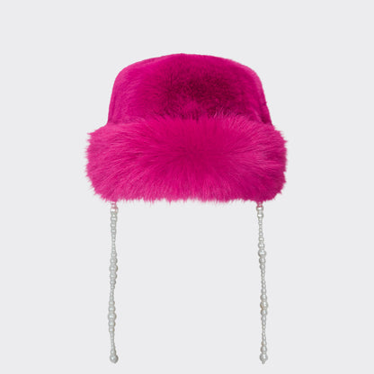 Pearl Drift Fur Hat